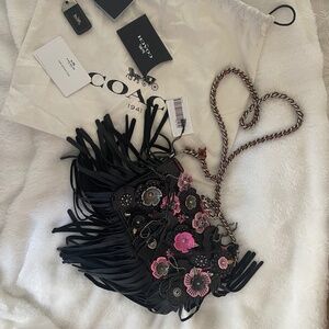 Coach Tea Rose Fringe Dinky